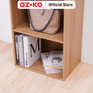 AZKO Stora Rak Penyimpanan 3 Tingkat - Cokelat