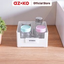 AZKO Stora 14X14X7.5 Cm Kotak Penyimpanan Serbaguna Short - Putih