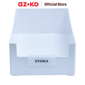 AZKO Stora Ukuran L Kotak Penyimpanan Cube Short - Putih