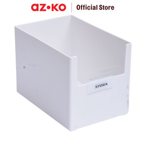 AZKO Stora 21X14X15 Cm Kotak Penyimpanan High - Putih