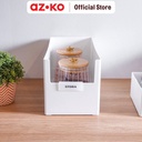 AZKO Stora 28X14X15 Cm Kotak Penyimpanan Serbaguna Large - Putih