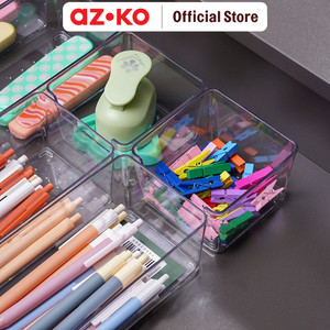 AZKO Stora Set 6 Pcs Organizer Laci Clear