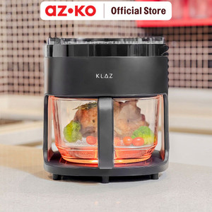AZKO Klaz 4.2 ltr Air Fryer - Hitam Alat Masak Goreng Pembuat Makanan Penggoreng Tanpa Minyak Elektronik Dapur