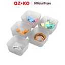 AZKO Stora 8.3x8.3x4.5 Cm Set 5 Pcs Organizer Laci - Abu-Abu