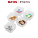 AZKO Stora 8.3x8.3x4.5 Cm Set 5 Pcs Organizer Laci