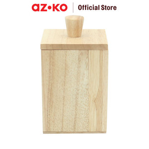 AZKO Pendopo 10x10x16.5 Cm Stoples Kayu Berbentuk Kotak