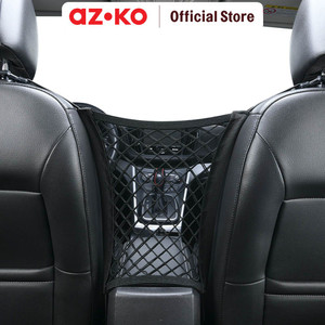 AZKO Otto Klasse Tas Organizer Mobil 2 Layer Net - Hitam