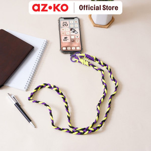 AZKO Ataru Lanyard Braided - Hijau/Ungu