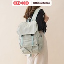 AZKO Ataru Tas Ransel Dengan Clip Nylon - Abu-Abu