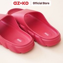 AZKO Ataru Ukuran 36/37 Sandal Thick Slides Texture - Pink