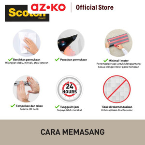 AZKO Scotch 3m Mounting Tape Interior Strong 25 Mm X 4 Mtr