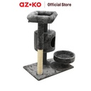 AZKO Paws N Tail 60x40x77 Cm Pohon Bermain Kuncing Medium - Abu-Abu