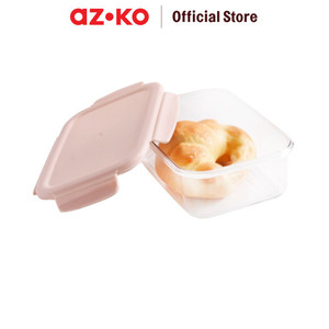 AZKO Kris 900 ml Cotton Wadah Makanan Dengan Clip - Pink