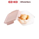 AZKO Kris 900 ml Cotton Wadah Makanan Dengan Clip - Pink