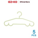 AZKO Stora 42x20.5 Cm Set 5 Pcs Hanger Plastik - Hijau