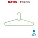 AZKO Stora Set 5 Pcs Hanger Plastik Pp - Hijau