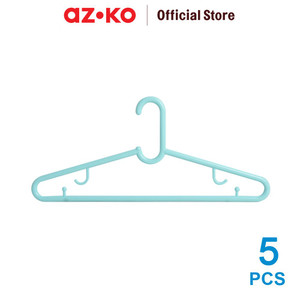 AZKO Stora Set 5 Pcs Hanger Plastik Pp - Biru