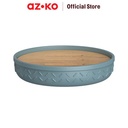 AZKO Stora Diamond Tempat Sabun Batang Polyresin - Biru
