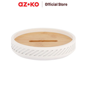AZKO Stora Lucien Tempat Sabun Batang Polyresin - Putih