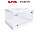 AZKO Stora 52X36X30 Cm Kotak Penyimpanan Lipat Dengan Roda - Putih