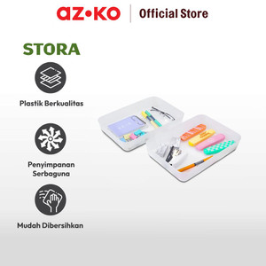 AZKO Stora 26x18x4.5 Cm Set 2 Pcs Organizer Laci