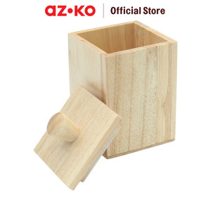 AZKO Pendopo 10x10x16.5 Cm Stoples Kayu Berbentuk Kotak