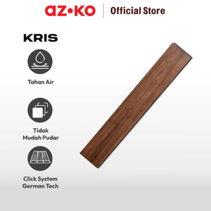 AZKO Krisfloor Parket Kayu Laminasi 827 - Cokelat Walnut
