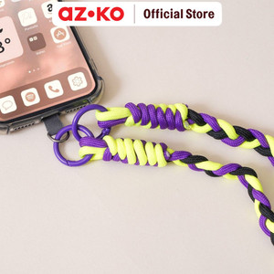 AZKO Ataru Lanyard Braided - Hijau/Ungu
