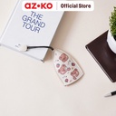 AZKO Ataru Gantungan Kunci Pu Print Pull Out - Krem