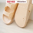 AZKO Ataru Ukuran 41 Sandal Wanita Double Strap - Krem Beige