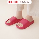 AZKO Ataru Ukuran 36/37 Sandal Thick Slides Texture - Pink