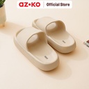 AZKO Ataru Ukuran 37-38 Sandal Thick Slides Rubber - Krem Beige