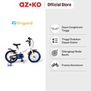 AZKO Fingard Jiffy Boy Sepeda Anak 16 Inci - Putih/Biru