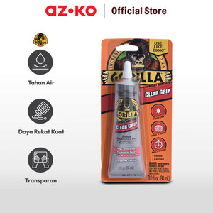 AZKO Gorilla 88 Ml Lem Grip Flexible Clear