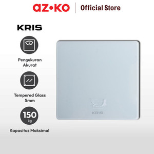 AZKO Kris Timbangan Badan Digital Body Compact - Putih