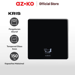 AZKO Kris Timbangan Badan Digital Body Compact - Hitam