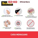 AZKO Scotch 3m Mounting Tape Extreme 19 Mm X 1.5 Mtr