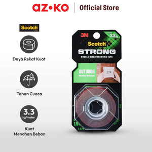 AZKO Scotch 3m Mounting Tape Outdoor 19 Mm X 1.5 Mtr