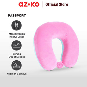 AZKO Passport Bantal Leher Pinkie Pie - Pink