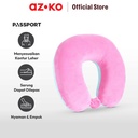 AZKO Passport Bantal Leher Pinkie Pie - Pink