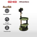 AZKO Paws N Tail 49x49x111 Cm Pohon Bermain Kucing Cactus - Hijau