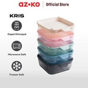 AZKO Kris Set 5 Pcs Rainbow Wadah Makanan
