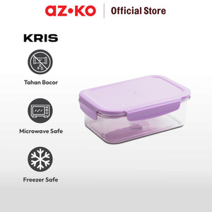 AZKO Kris 900 Ml Cotton Wadah Makanan - Ungu