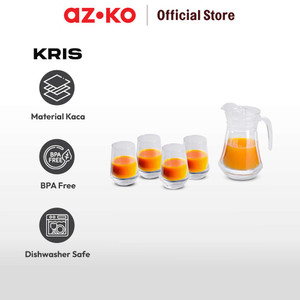 AZKO Kris Set 5 Pcs Pitcher & Gelas