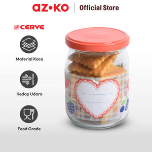 AZKO Cerve 500 Ml Sottovetro Stoples Kaca Confettura