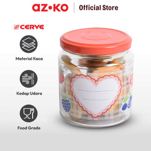 AZKO Cerve 300 Ml Sottovetro Stoples Kaca Confettura