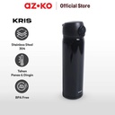 AZKO Kris 500 Ml Botol Vacuum Flask Shiny - Hitam