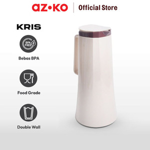 AZKO Kris 1 Ltr Teko Minuman Vacuum Flask - Cokelat