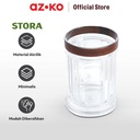 AZKO Stora 7.5X7.9X10.5 cm Gelas Kumur Mouthwash Glass Wadah Pencuci Mulut Aksesoris Kamar Mandi