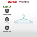 AZKO Stora Set 4 Pcs Hanger Plastik Pp - Biru